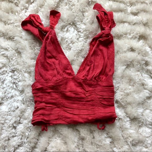 Free People Tops - Free People tie shoulder top